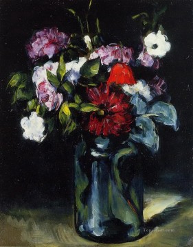 フラワーズ Painting - 花瓶の中の花 2 ポール・セザンヌ